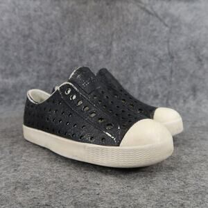 Native Shoes Kids 11 Slip On Jefferson Sneakers Toddler EVA Perforated Black Low